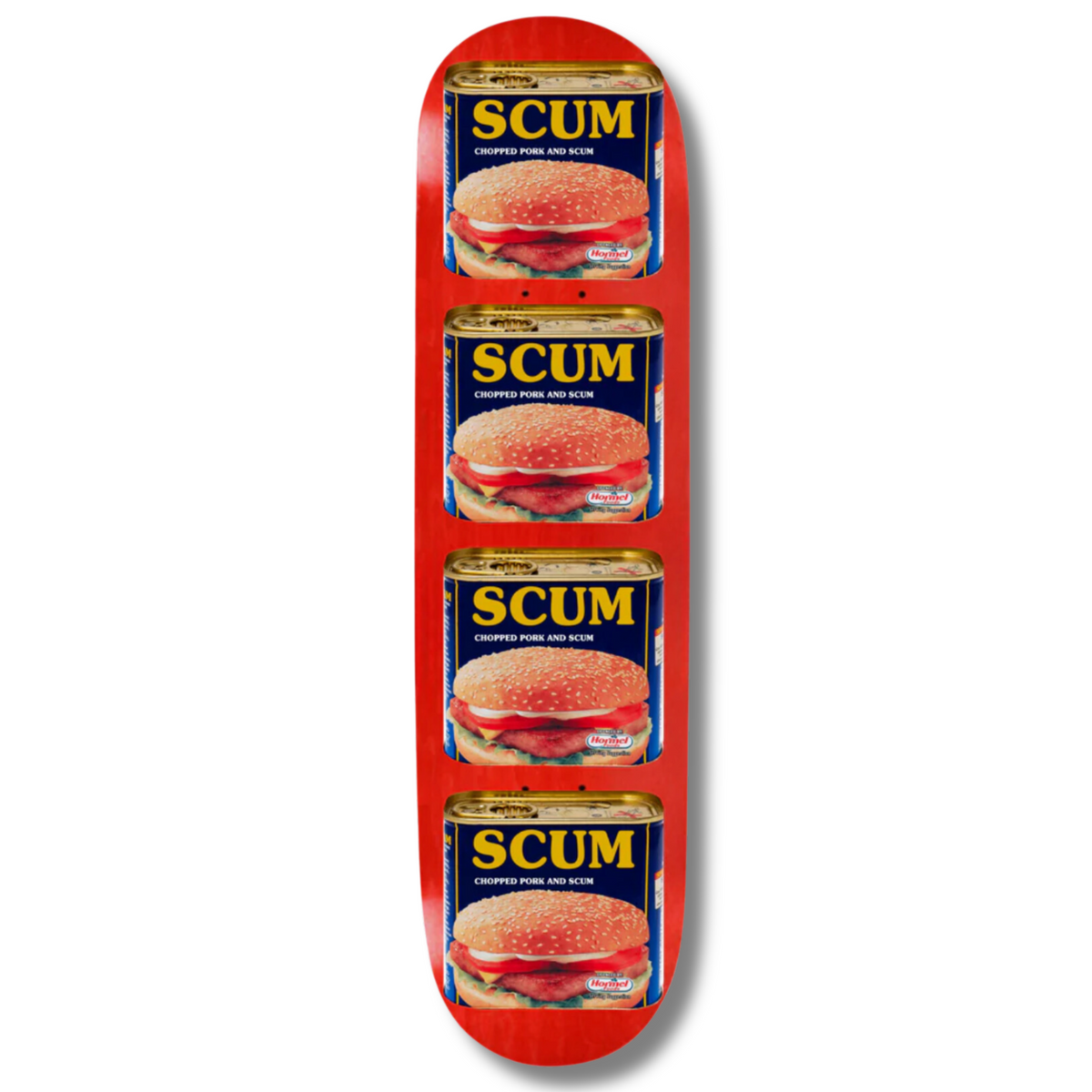 Red Scum SCUM ALOT DECK - RED – Scum Skateboarding